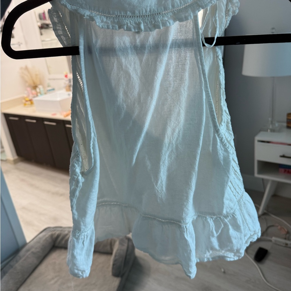 Zara Cream Ruffled Blouse - Picture 3 of 5